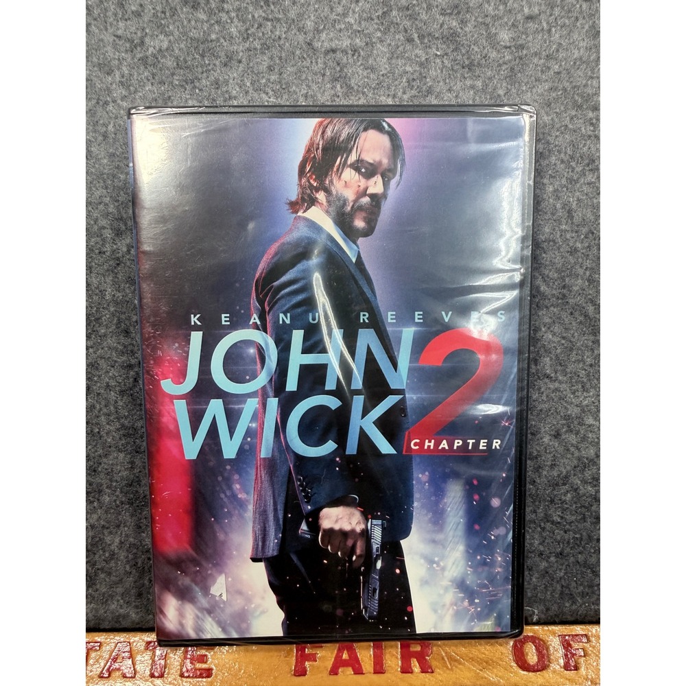 John Wick Chapter 2 DVD Keanu Reeves Action Movie Lionsgate New Sealed
